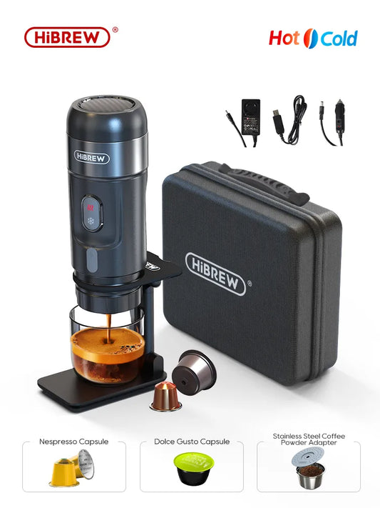 HiBREW Portable Coffee Machine Fit Nexpresso Dolce Pod Capsule